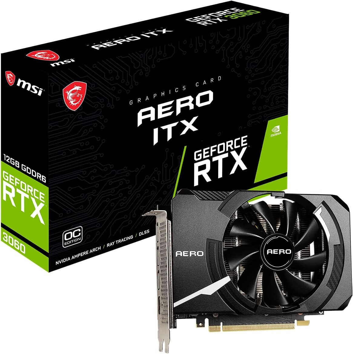 最終値下げ ITX AERO 3060 RTX GeForce (中古品)MSI 12G VD7870