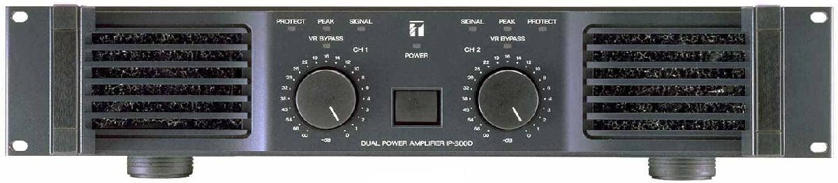 (中古品)TOA パワーアンプ(300W+300W/4Ω) IP-300D