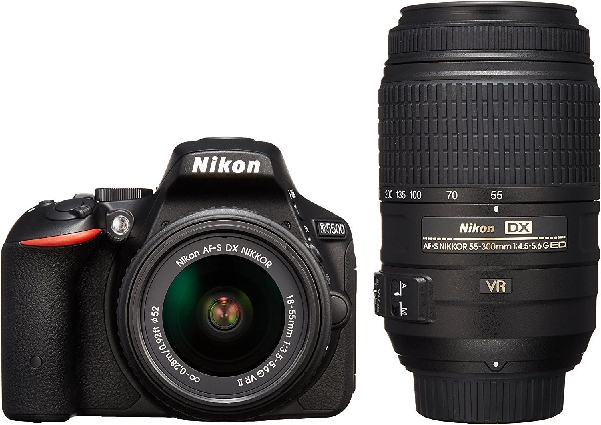 最新デザインの (中古品)Nikon デジタル一眼レフカメラ D5500 ダブル