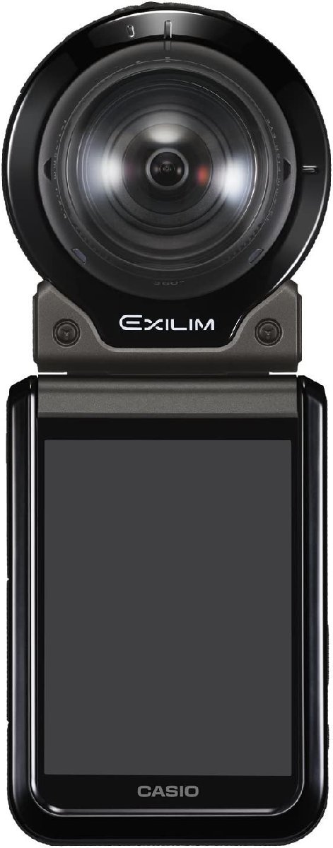 割引価格 (中古品)CASIO デジタルカメラ カメラ部+モニター(コントローラ EX-FR200BK EXILIM スマートウォッチ本体