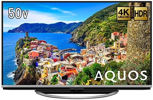 (中古品)シャープ 50V型 液晶 テレビ AQUOS LC-50US45 4K HDR対応 低反射「N-Black