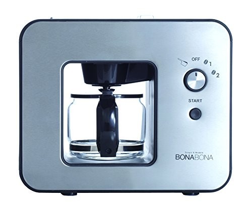 (中古品)CCP 【BONABONA】 全自動ミル付きコーヒーメーカー(保温機能搭載) 「豆・粉