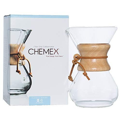 (中古品)**CHEMEX/ケメックス マシンメイド コーヒーメーカー（CM-6A）＜6カップ用