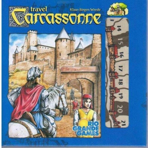 (中古品)カルカソンヌ コンパクト (Carcassonne: Travel edition) ボードゲーム
