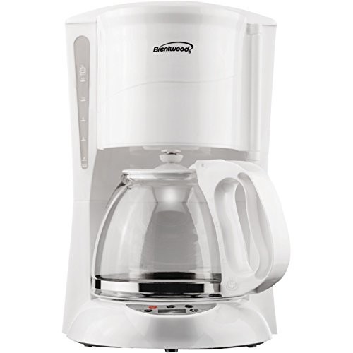 国産品 (中古品)Brentwood 12-Cup (White) Coffeemaker Digital