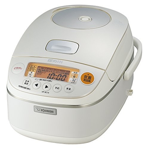 (中古品)象印 圧力IH炊飯器 5.5合 ホワイト NP-BC10-WA