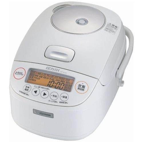 (中古品)象印 圧力IH炊飯ジャー(5.5合炊き) ホワイト ZOJIRUSHI 極め炊き NP-BJ10-W