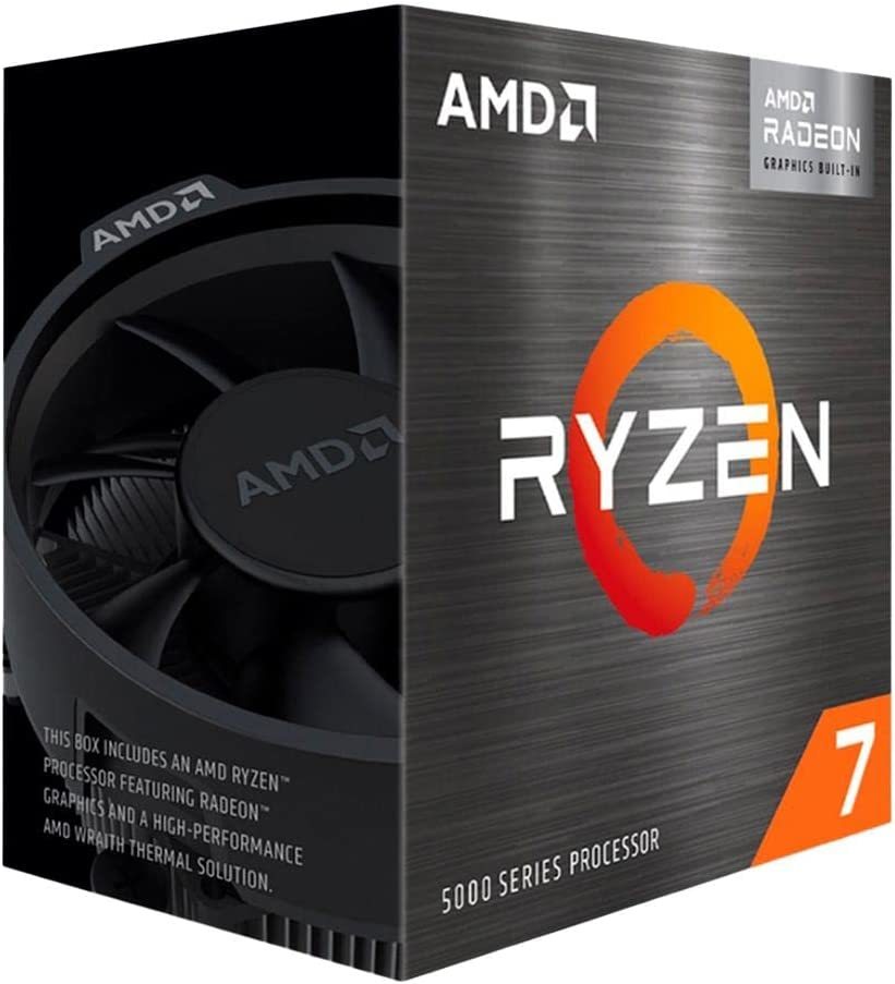 中古品)AMD Ryzen 7 5700G with Wraith Stealth cooler 3.8GHz 8コア
