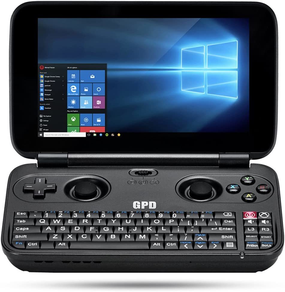 (中古品)GPD WIN UMPC Windows10 5.5inch(IPS液晶) Atom X7 Z8750 64GB ブラック