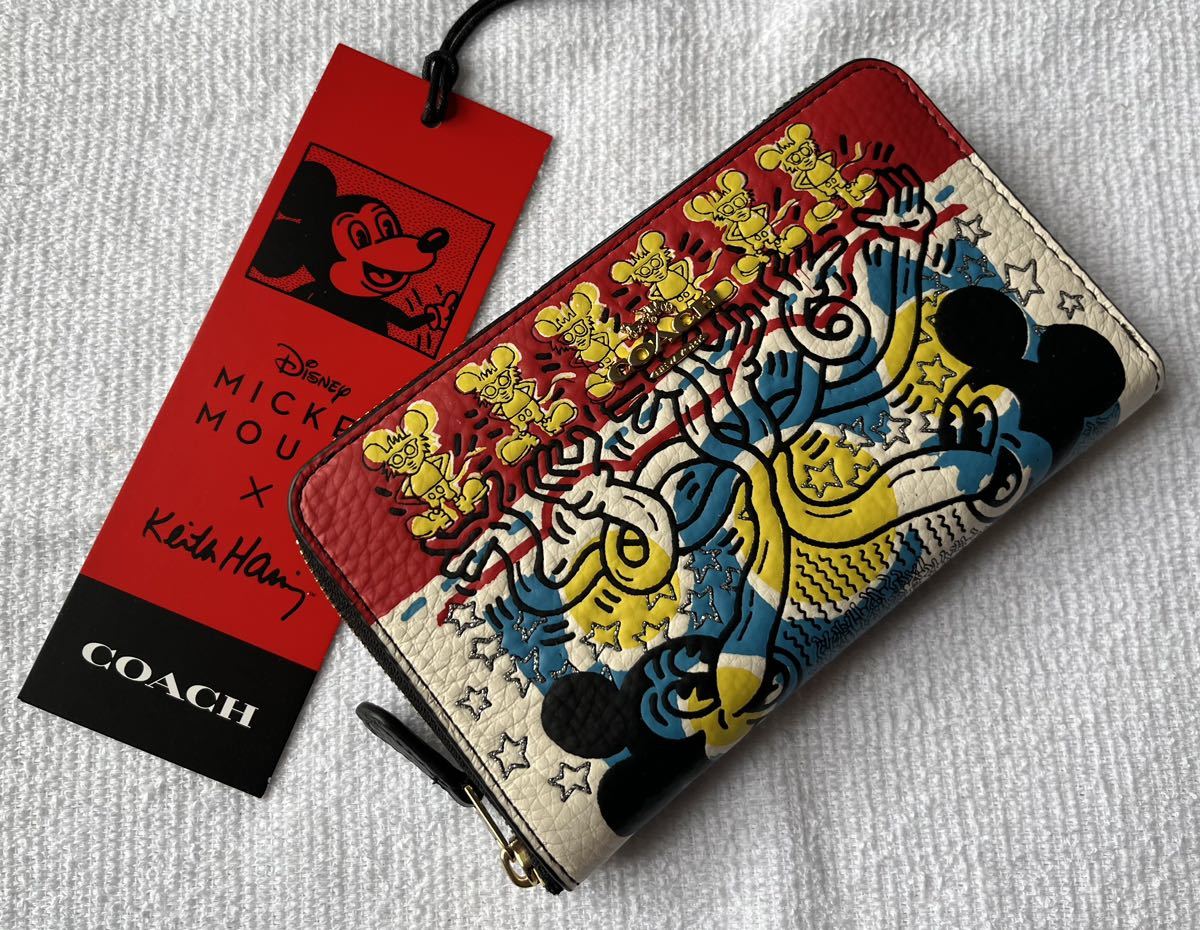 新品 日本未入荷 コーチ COACH C7801 ミッキー キース ヘリング 新品 日本未入荷 コーチ COACH C7801 ミッキー キース ヘリング