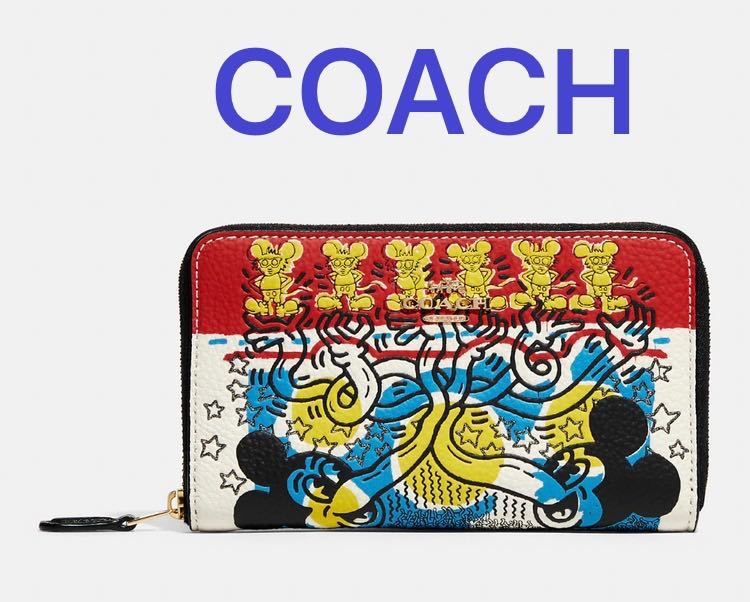新品 日本未入荷 コーチ COACH C7801 ミッキー キース ヘリング 新品 日本未入荷 コーチ COACH C7801 ミッキー キース ヘリング