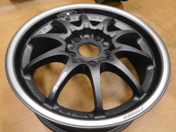 13-502◆美品!!鍛造★レイズ CE28 CLUB RACER★16in6J+47★EKシビック インテグラR スイフトスポーツ ◆TE37 SE37_画像8