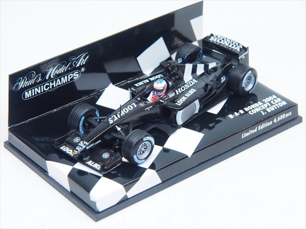 [ラスト1個]★送料無料★新品★絶版品 B.A.R. ホンダ 2004 コンセプトカー ジェンソン・バトン 4,608台限定