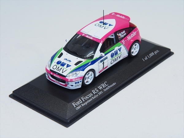 [ラスト1個]新品★絶版品 フォード フォーカス RS WRC(No.1/2002WRCバーゲンランド)マンフレッド・ストール [430028901]