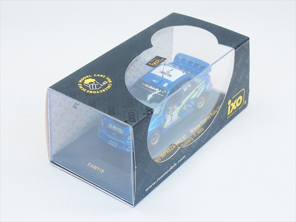 [ラスト1個] 新品★絶版品 スバル インプレッサ WRC 2003(No.7/2003WRCキプロス)優勝車 ペター・ソルベルグ [RAM118]_画像3