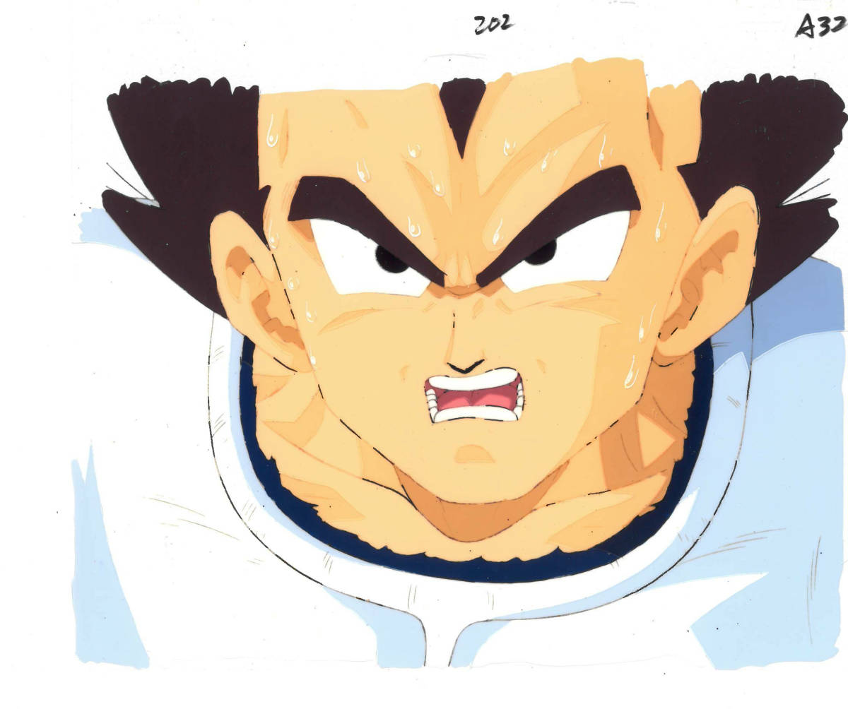 鳥山明 ドラゴンボール セル画 ベジータ オリジナルセル画 鳥山明 ドラゴンボール セル画 ベジータ オリジナルセル画