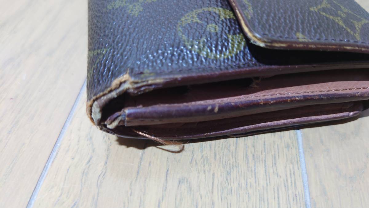 LOUIS VUITTON ルイヴィトン 財布 モノグラム ポルトフォイユ・エミリー　三つ折り　フランス製_画像10