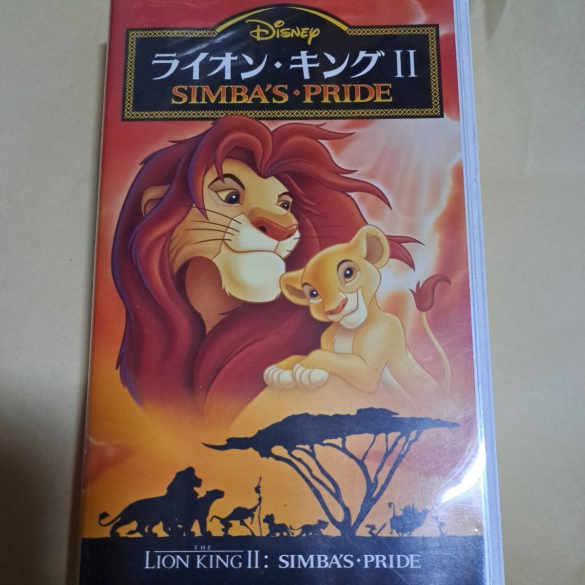  Disney аниме Lion King Ⅱ японский язык дубликат VHS видеолента 