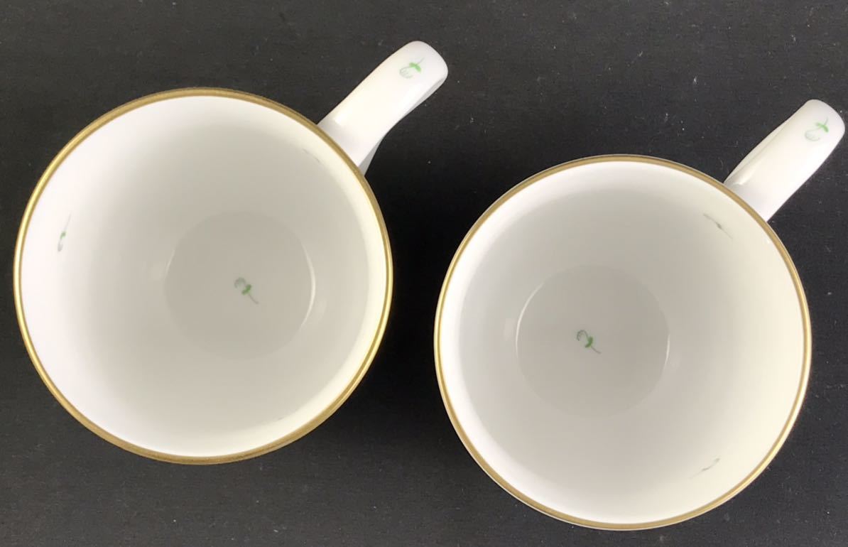1円〜◇☆美品☆HEREND☆ヘレンド インドの華 アポニーグリーン
