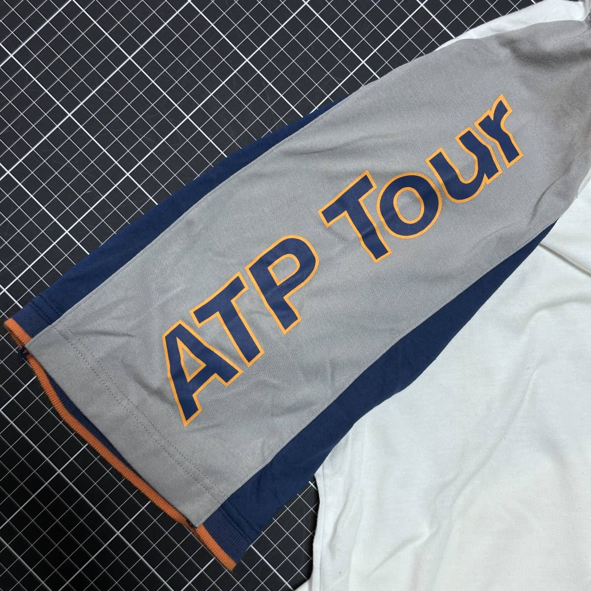 ATP『アディダス』デサント・ポロシャツ 半袖Tシャツ90s OLDビンテージ ジャージ TOUR ツアー_画像4