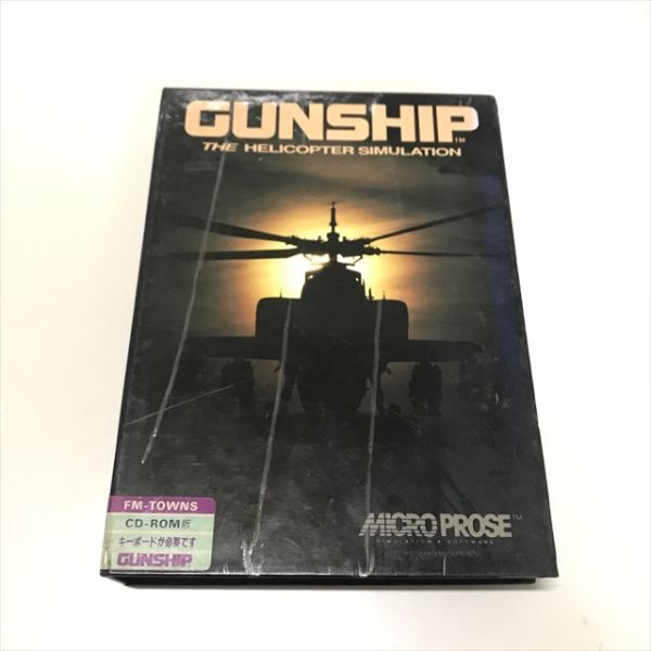 Z6503 *GUNSHIP FM TOWNS PC game soft 