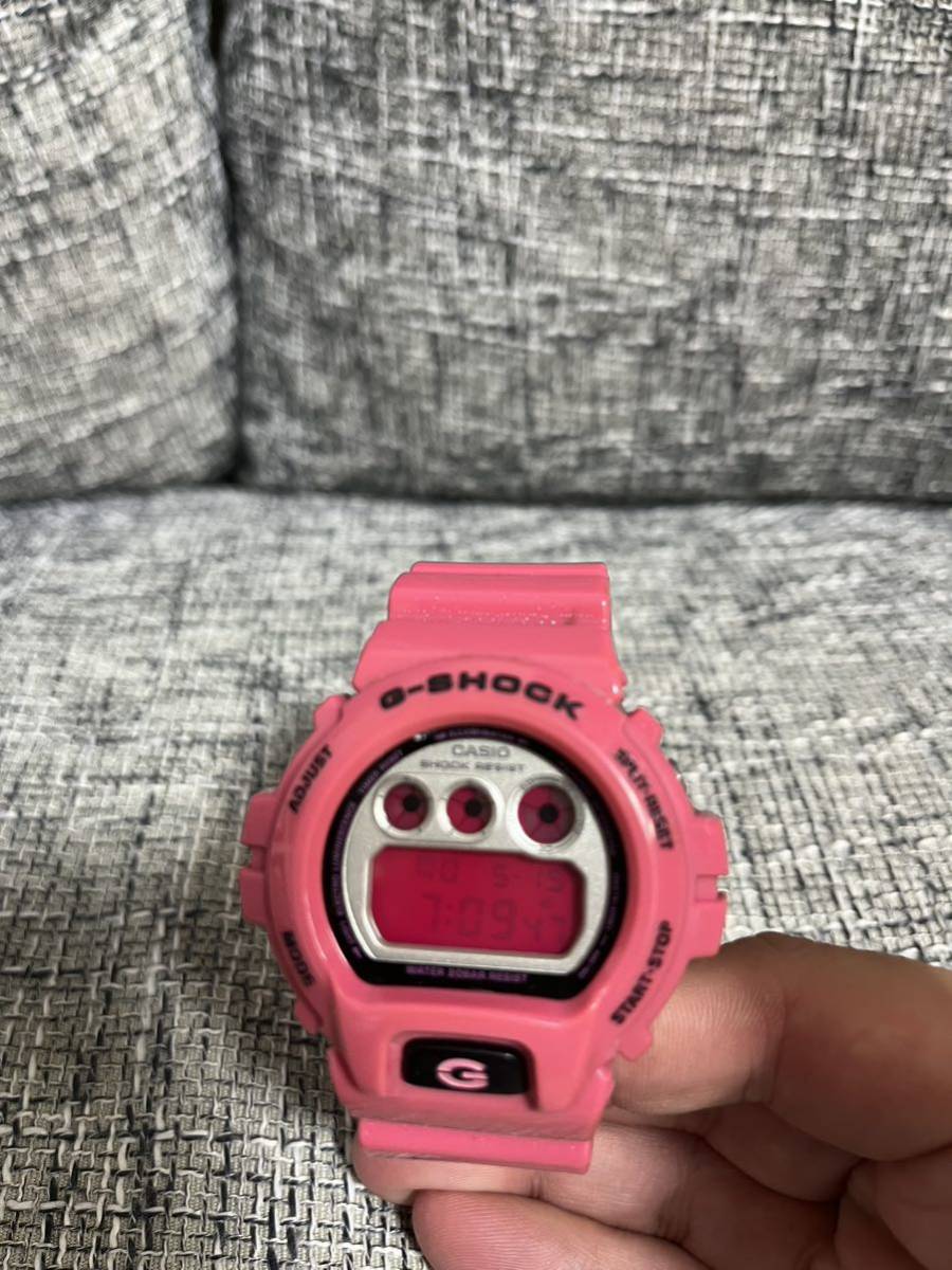 CASIO G-SHOCK DW-6900 クレイジーカラー ピンク 中古カラーズ Gショック カシオ COLORS_画像1