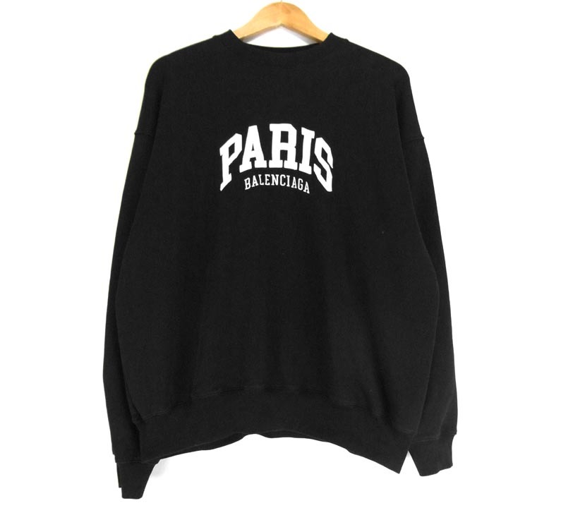 バレンシアガ BALENCIAGA □ 17SS 【 PARIS LOGO CREW NECK バレンシアガ BALENCIAGA □ 17SS 【 PARIS LOGO CREW NECK