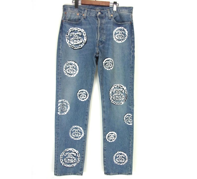 ステューシー STUSSY × デニム ティアーズ Denim Tears □ 22AW 【 501