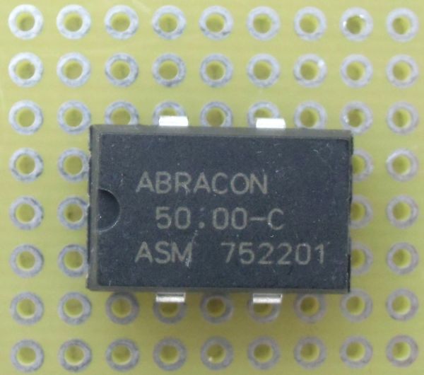 [4個] 50.0000MHz ASM Abracon 水晶発振器 5V ★±50PPM 特価品 日本製 高精度_汎用基板にサイズ一致