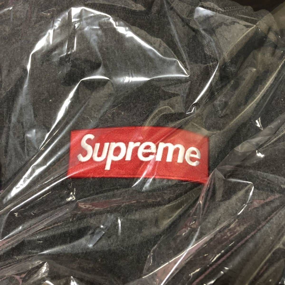 新品】Supreme 21aw Box Logo Hooded Sweatshirt Charcoal XL