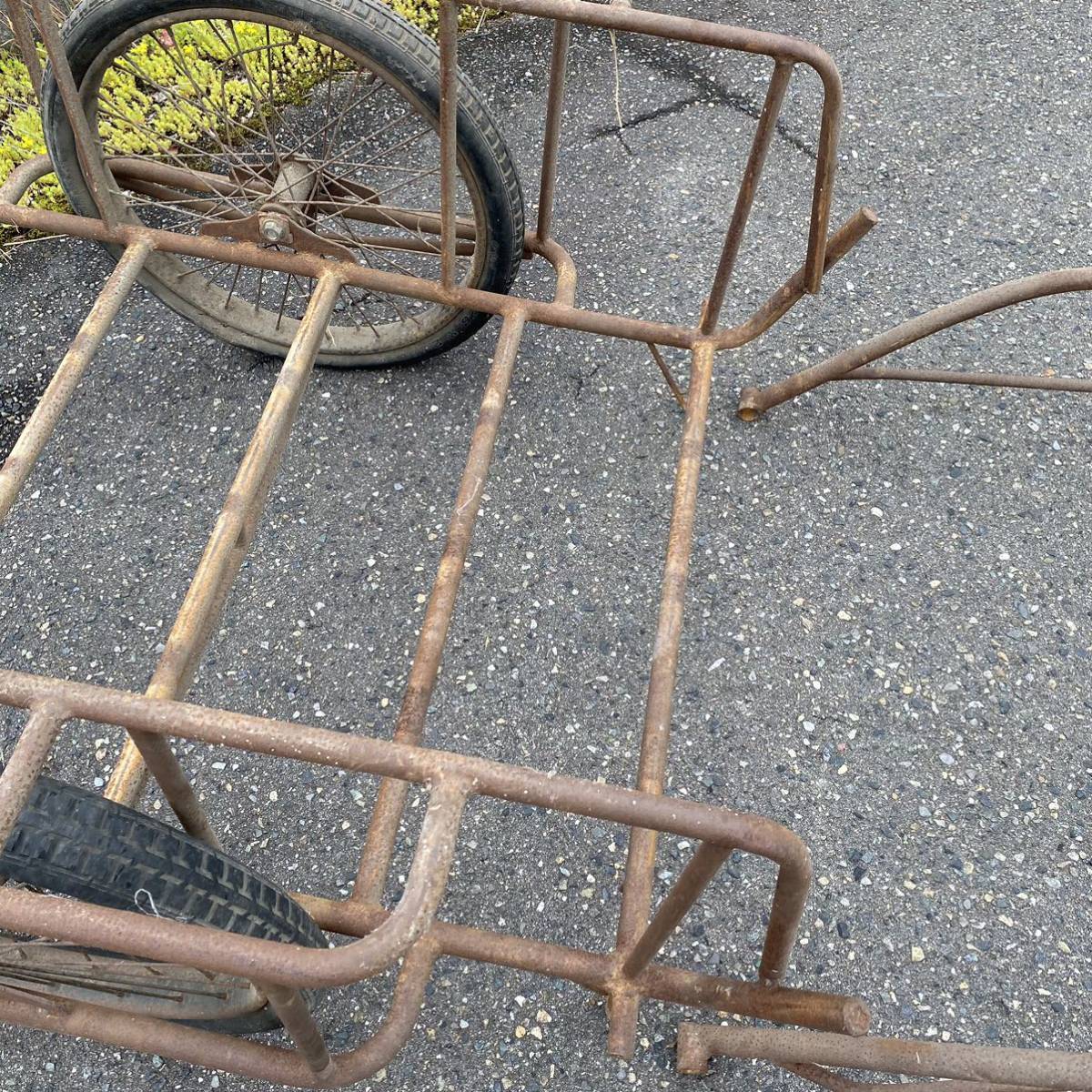 新潟市 引取り限定◇リアカー リヤカー 昭和レトロ ビンテージ 新潟市 引取り限定◇リアカー リヤカー 昭和レトロ ビンテージ