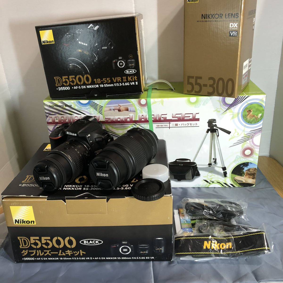 受注生産品 Nikon D5500 ダブルレンズ 一眼レフ