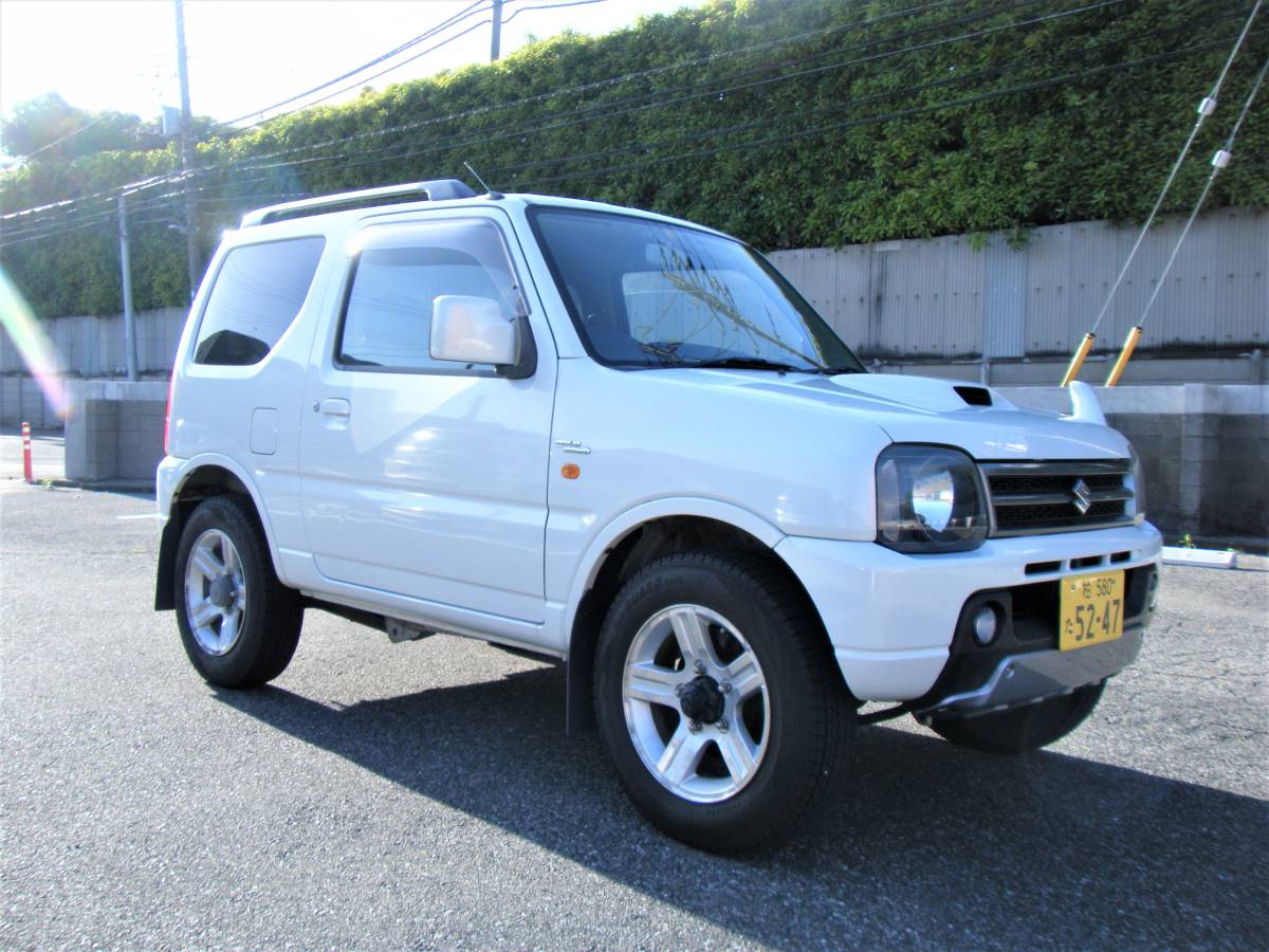 売切★予備検じゃありません！車検取立てR7年5月★H17年式ジムニー4WDワイルドウィンドターボ★アルミ/ナビ★機関快調/内外装綺麗ですの画像1