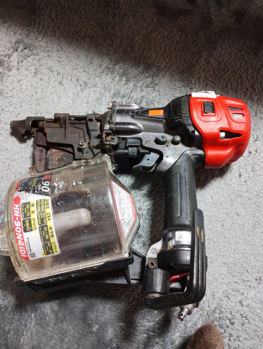 ○HN-90N4(D)○MAX マックス○○コイルネイラ○高圧釘打機 ○本体のみ