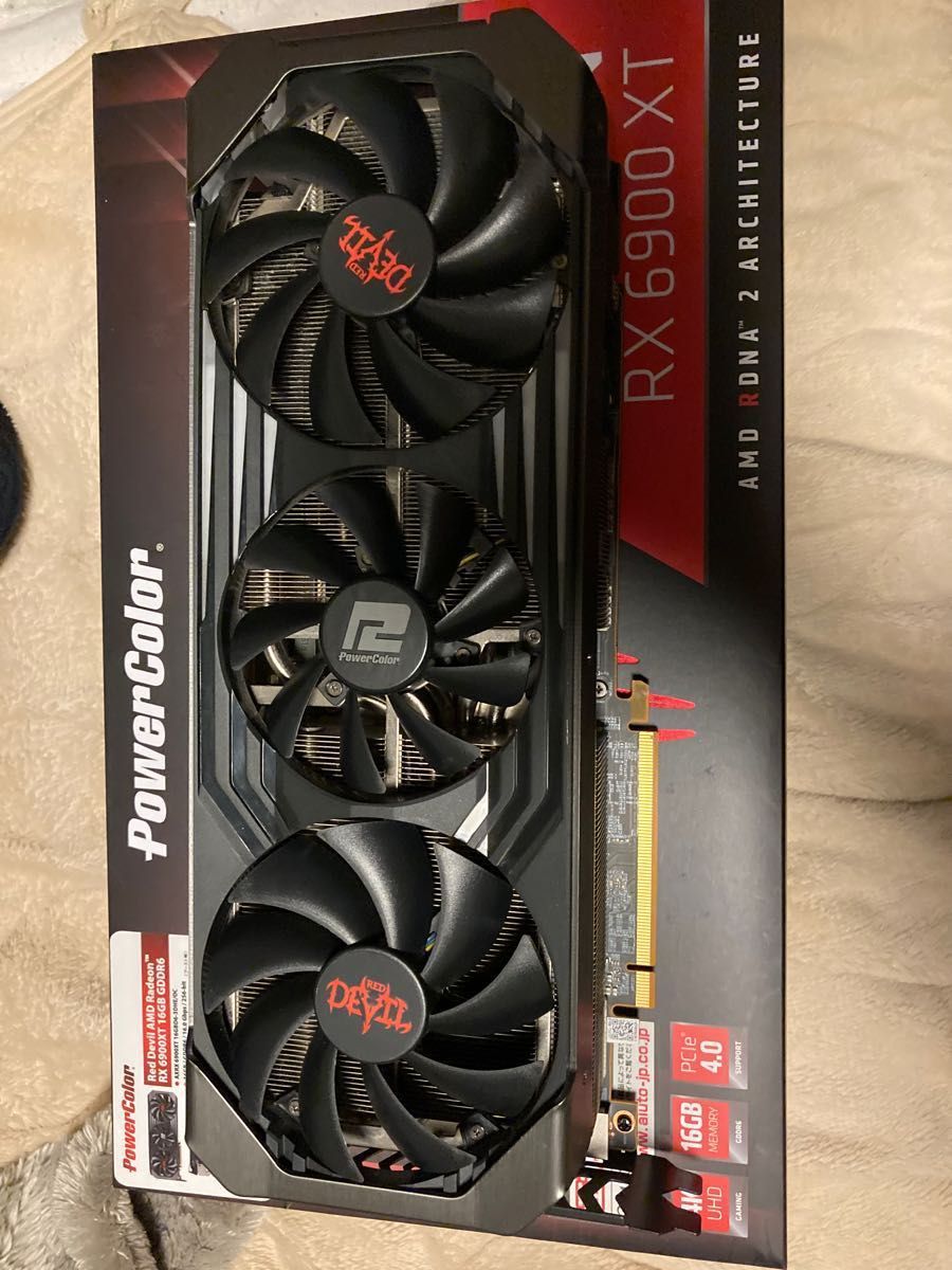 PowerColor Red Devil AMD Radeon RX 6900XT 16GB GDDR6 中古 PowerColor Red Devil AMD Radeon RX 6900XT 16GB GDDR6 中古