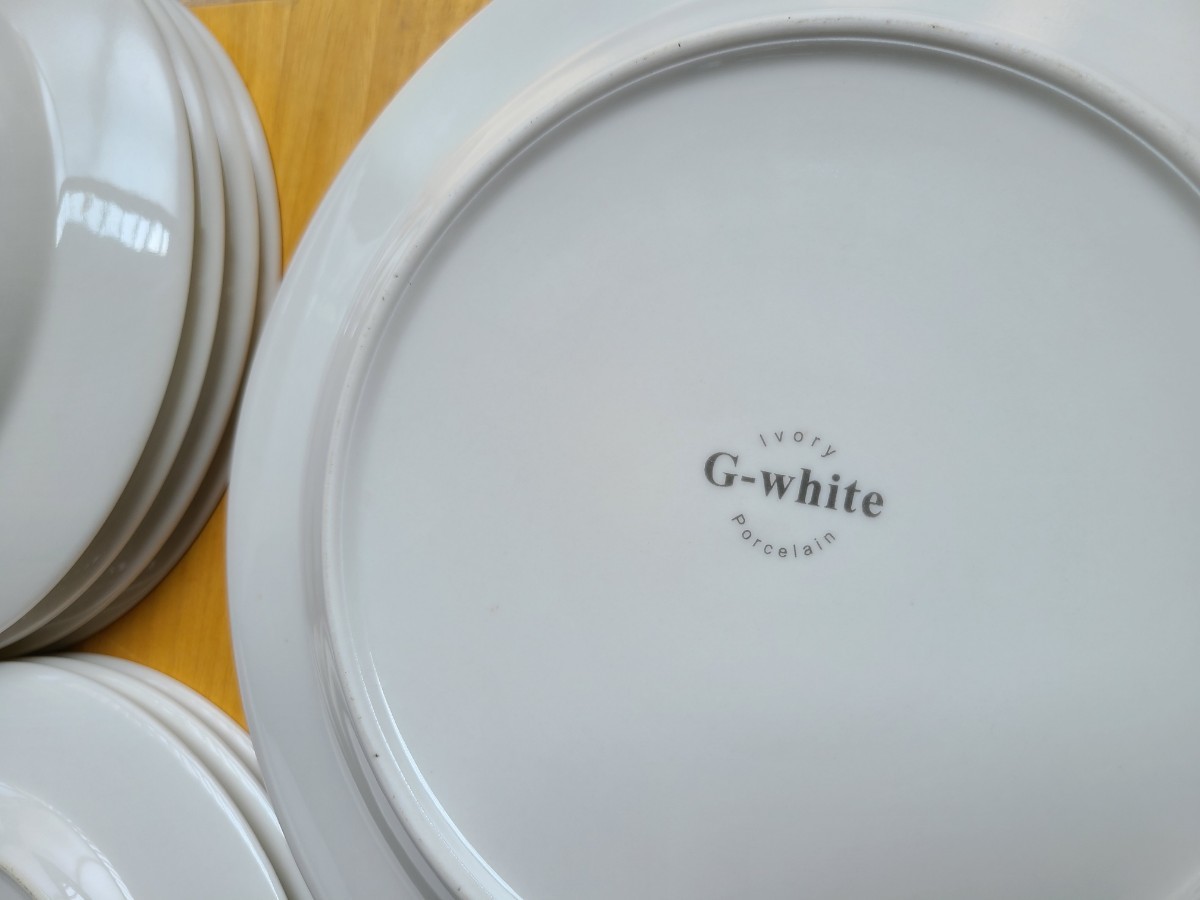 ビンテージ　G-White Ivory Porcelain 10枚セット