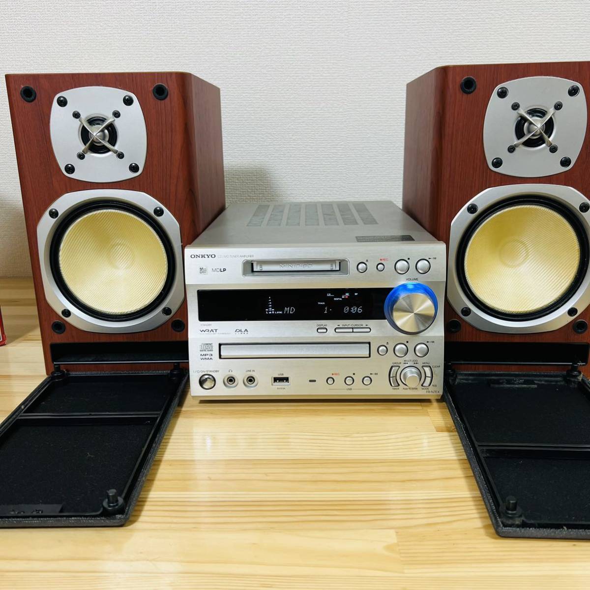 ONKYO オンキヨー CD/MDチューナーアンプシステム X-N7FX コンポ-