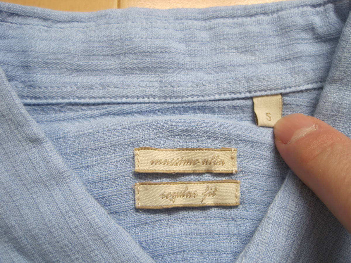 Uアローズ購入　イタリア製　マッシモアルバ massimo alba　麻×綿シャツ　Sですが大きめです_画像7
