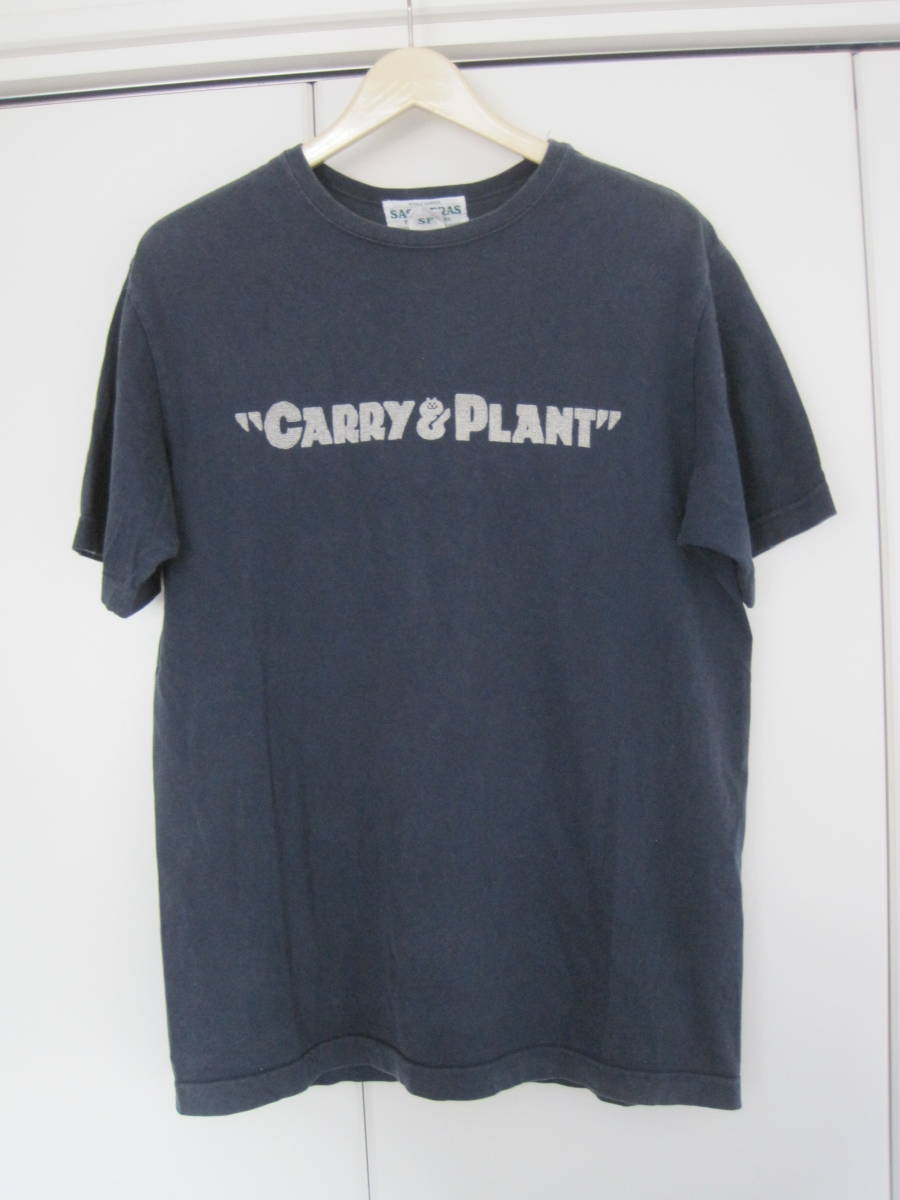 SASSAFRAS ササフラス　「carry&plant」Tシャツ　S_画像1