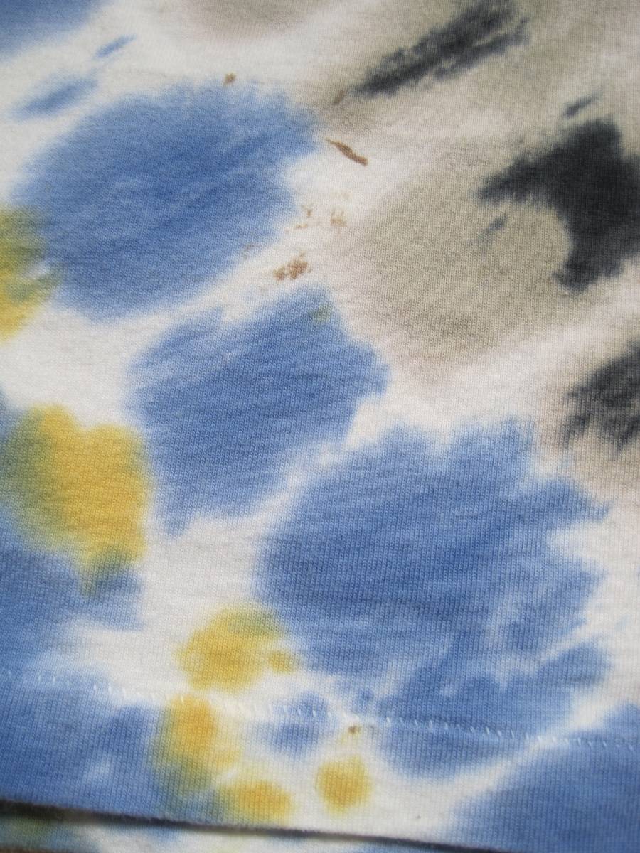 日本製　D.Y.E × CAL O LINE　ビックシルエット　タイダイTシャツ　M_前裾に汚れがあります