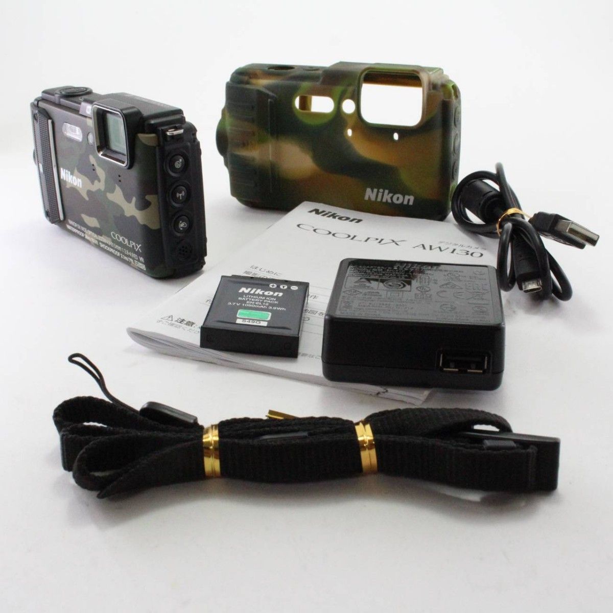 Nikon デジタルカメラ COOLPIX AW130 カムフラージュグリーン