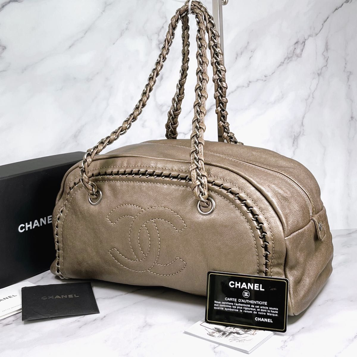 CHANEL シャネル デカココ ラグジュアリーライン チェーンショルダー