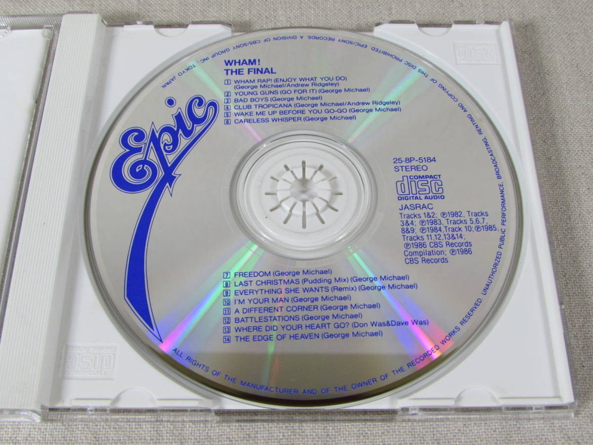 中古CD ワム！　ファイナル　WHAM! THE FINAL_画像4