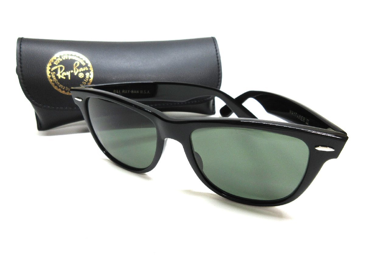 未使用に近い 70's “芯なし”B&L RayBan WAYFARERⅡ/G-15 ボシュロム レイバン ウェイファーラー2/サングラス/USA/アメリカ/米国製_画像1