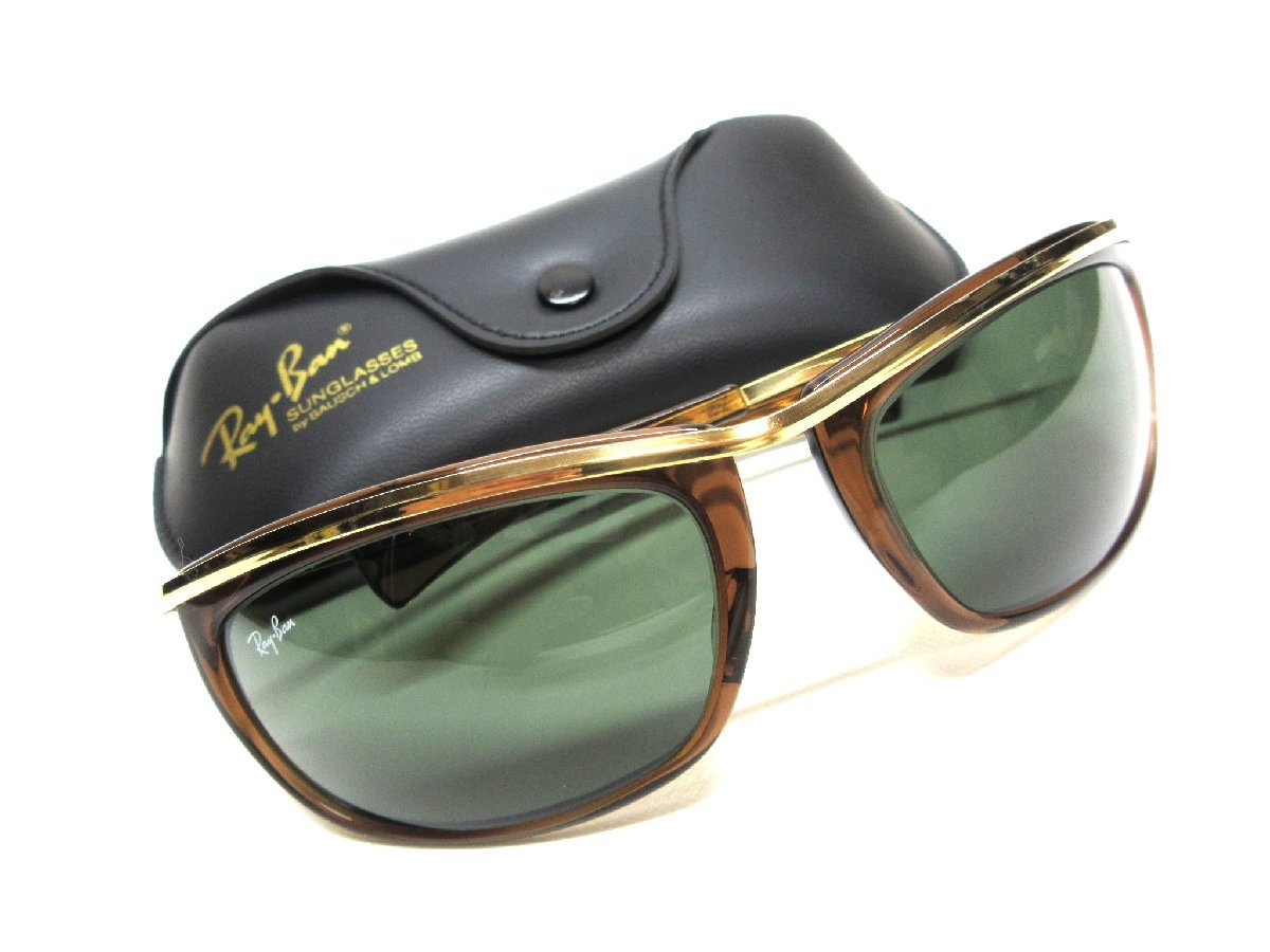  почти неиспользуемый товар 70*sB&L RayBan OLYMPIAN1boshu ром RayBan o Lynn Piaa n1 /G-15/ солнцезащитные очки /USA/ America / американский производства 