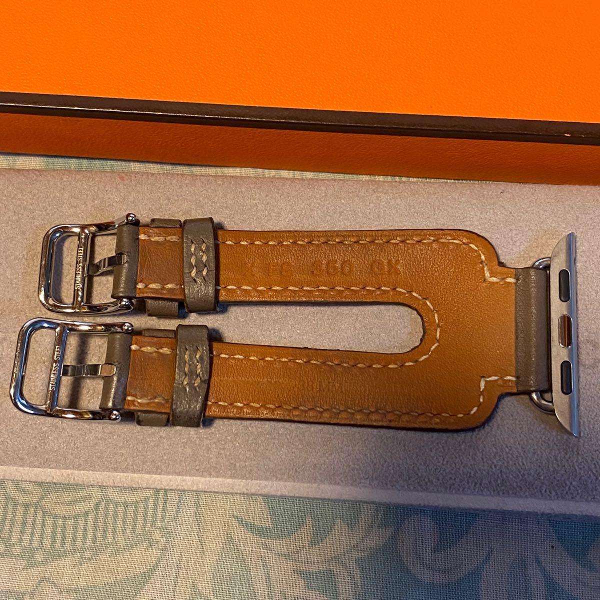 Apple Watch HERMES 38/40/41mm エトゥープ ダブルバックル 品