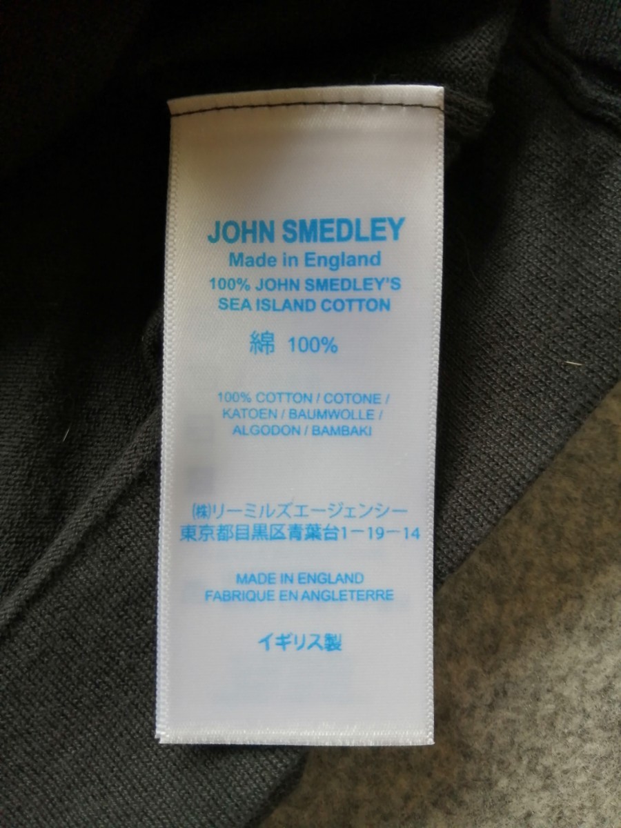 【タグ付き新品未使用】JOHN SMEDLEY ジョンスメドレー 30Gシーアイランドコットン ニットポロシャツ MYCROFT WELTED SHIRT