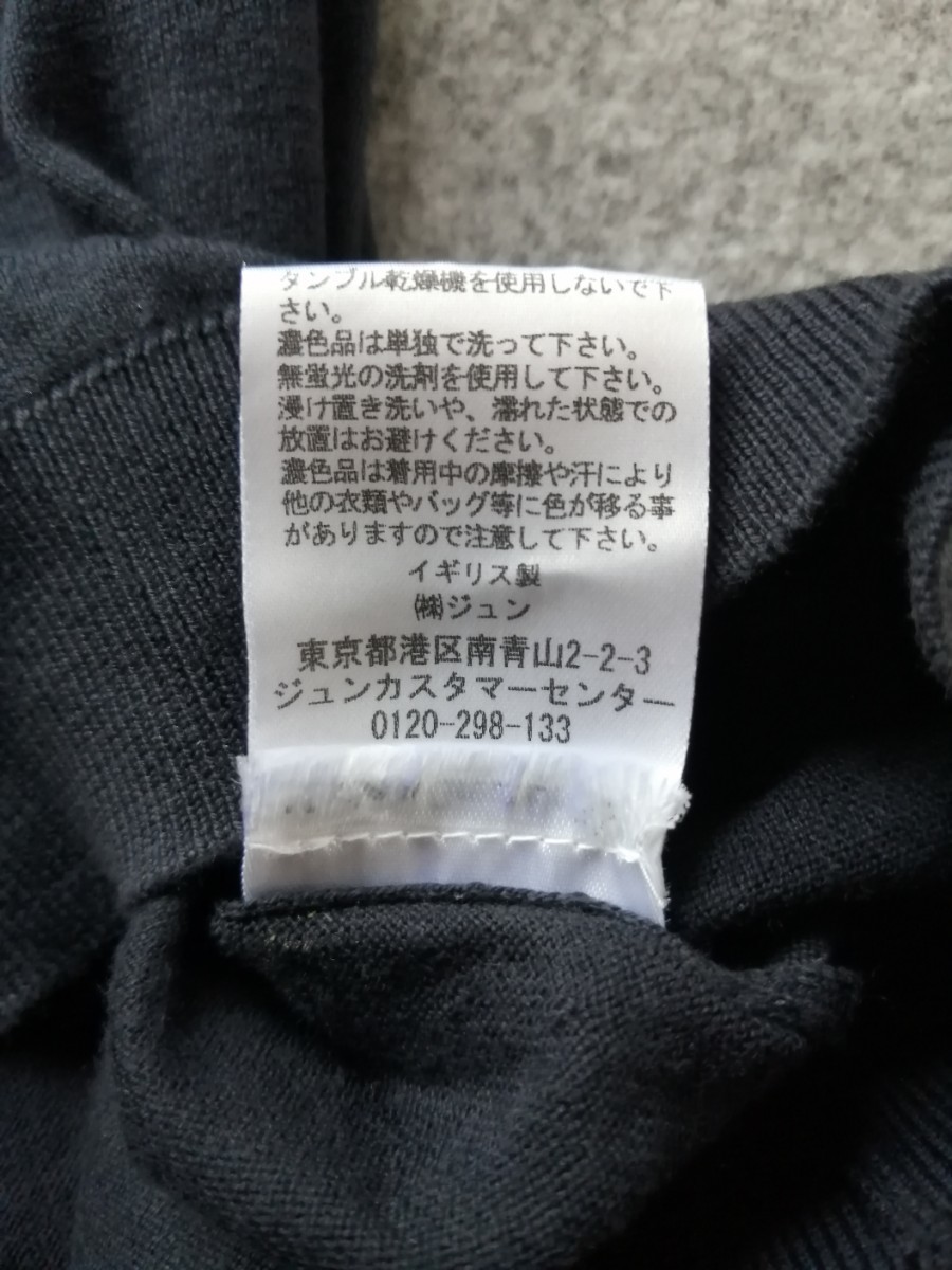 JOHN SMEDLEY ジョンスメドレー 30Gシーアイランドコットン ニットポロシャツ ISIS ネイビー