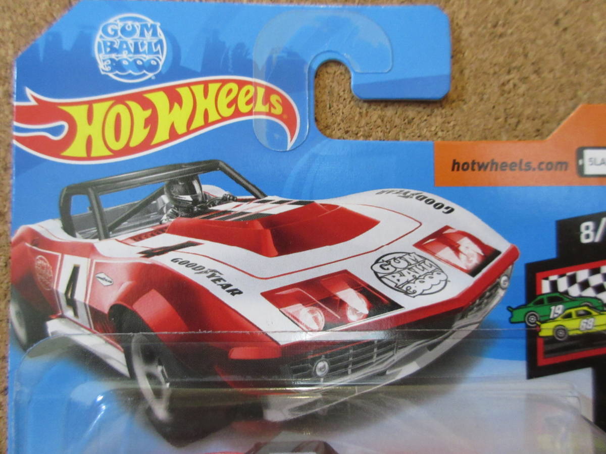 Hot Wheels ’69 CORVETTE RACER HW RACE DAY 8/10 GUMBALL3000 コルベットレーサー USカード ガムボール3000 マーク ジョーンズ _画像1