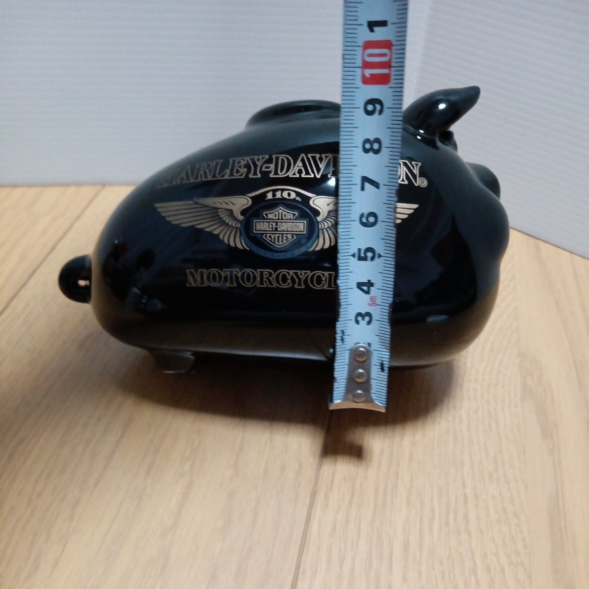 HARLEY DAVIDSON【貯金箱】陶器 110周年 豚 ブタ ぶた タンク HARLEY DAVIDSON【貯金箱】陶器 110周年 豚 ブタ ぶた タンク